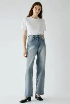 MOUSSY HW DAMAGE LOOSE STRAIGHT 23 廃盤 美品