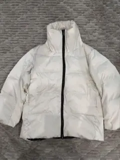 ユニクロ +J ジルサンダー ダウンボリュームジャケット オフホワイト S