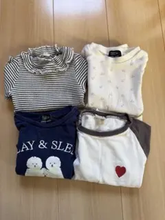 ベビー服 Tシャツセット 4点　保育園着まとめ売り