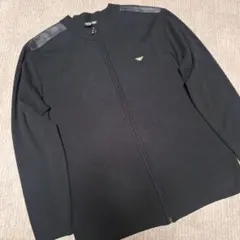 ■エンポリオアルマーニ EMPORIO ARMANI ブラック カーディガン