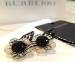 バーバリーBURBERRY ノバチェック柄 パイピング シュシュ ヘア a113
