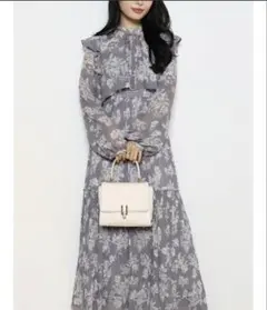 MERCURYDUO トワルドジュイプリーツティアードワンピース