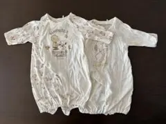 スヌーピー 75周年記念 ツーウェイ・ドレスオール　双子　2枚セット