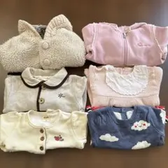 秋冬ベビー服80cm6点まとめ売り