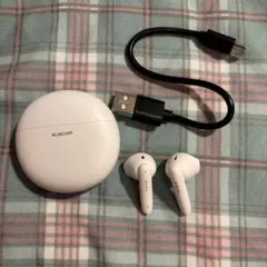 ELECOM ワイヤレスイヤホン ホワイト LBT-TWS17