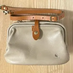 kissora 本革 ショルダーバッグ グレーのサムネイル