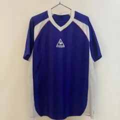 K997 ルコックスポルティフ 半袖スポーツウェアTシャツ ブルー メンズ O