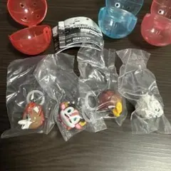 プロ野球マスコット　めじるしアクセサリー　4種セット