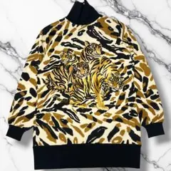 美麗品✨レオナール スポーツ レオパード ハイネック ニット セーター タイガーのサムネイル