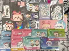 ちいかわ カードダス ステッカーまとめ売り【モモンガ カニ 古本屋】
