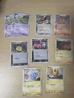 ポケモンカード デルタ種9枚8種類セット