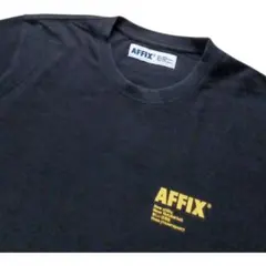 アフィックス AFFIX ロゴ Tシャツ Мサイズ 黒のサムネイル