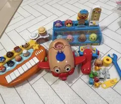 アンパンマン おもちゃセット　ねじねじアンパンマン号　アイスクリーム　ピアノ