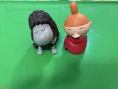 MOOMIN Part 3ガチャガチャ　ご先祖さまのフィギュア、ミィのフィギュア