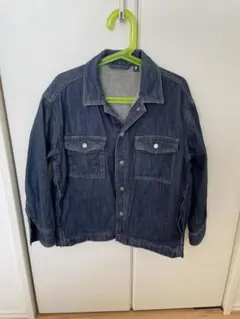ユニクロダークブルー デニムジャケット130cm