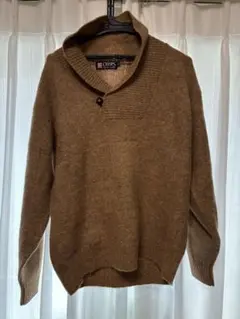 CHAPS RALPH LAUREN ブラウンニットセーター M