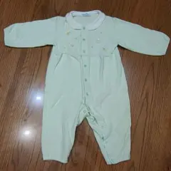 familiar 70cmライトグリーンロンパース