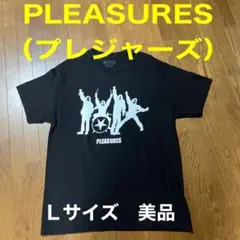 PLEASURESプレジャーズ　ブラックロックTシャツ