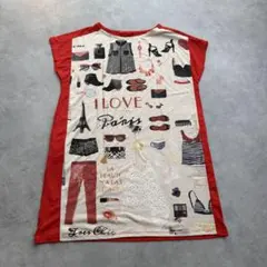 graniph グラニフ I LOVE Paris チュニックのサムネイル