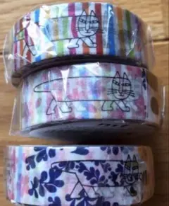 mt×リサラーソン マスキングテープ　マイキーパターン3点セット新品未開封品②