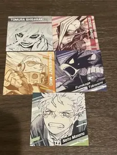 僕のヒーローアカデミア 原画展 ヒロアカ スクエアステッカーコレクション