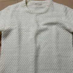 BACK NUMBER ホワイト ニットセーター S