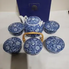 深川製磁 金牡丹ミル 茶器揃え 急須 蓋付き湯呑 5客 - メルカリ