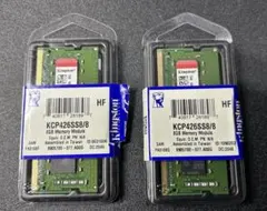 【開封済未使用】Kingston KCP426SS8/8 8GB 2個セット 2026年最新】KCP426SS8/8の人気アイテム - メルカリ