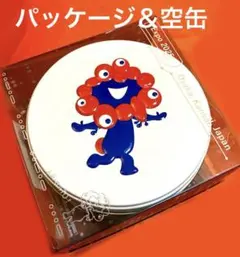 缶＆パッケージのみ EXPO2025 大阪万博 ミャクミャク 缶 ゴーフル