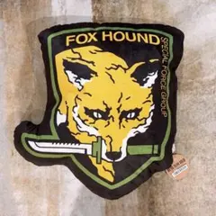 メタルギアソリッド 部隊章 ダイカットクッション FOX HOUND