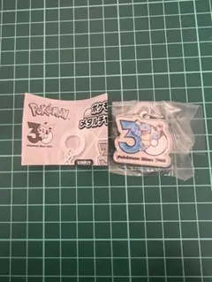 Pokemon ポケモン 30周年 メタルチャームマスコット ☆カメックス