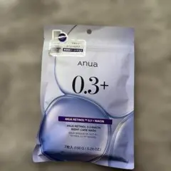Anua 0.3+ Niacin Night Care Mask 7枚入り