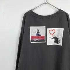 Banksy バンクシー　風船ガール　スウェット　トレーナー　No.3440のサムネイル