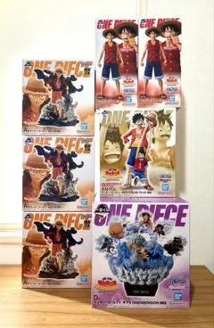 【新品・7体】一番くじ ワンピースMONKEY.D.LUFFY フィギュアセット