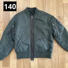 GU✖️undercover MA-1 カーキ　アウター 140