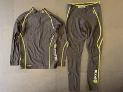 SKINS A200 コンプレッションウェア Lサイズ ハーフジップ 上下セット