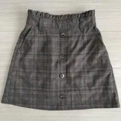 PINKHUNTチェック柄スカパン M(140㎝相当)