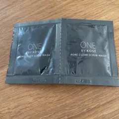 ONE BY KOSE ポアクリア スクラブ ウォッシュ サンプル 2包のサムネイル