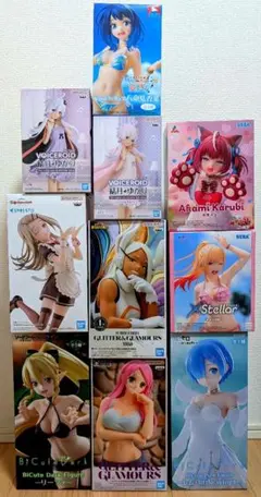 【ヒロアカ　ミルコ/リーファ/結月ゆかり他】プライズ10体セットまとめ売り