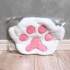 ふわふわ肉球 ショルダーポシェット 白