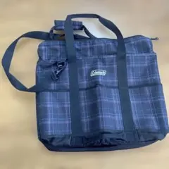 Coleman チェック柄 トートバッグ　大容量