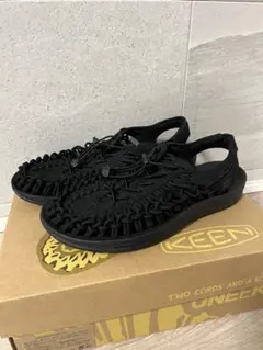 ※値下げ [美品]KEEN UNEEK ユニーク ブラック 27cm