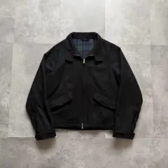 GLENN DYLANN 英国製 ウールジャケット 短丈 スウィングトップ 블랙