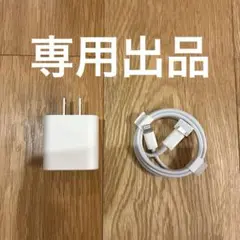 専用出品【未使用】Apple純正 20W急速充電器＆ケーブルセット 正規品