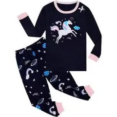 キッズ パジャマ 長袖 女の子 120 送料無料 ルームウェア 翌日発送 新品