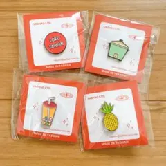 来好 ライハオ 台湾 ピンバッジ 4個セット