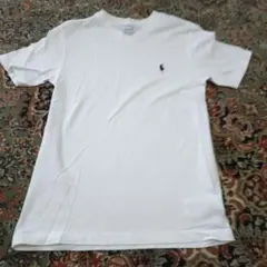 Polo Ralph Lauren ホワイト Vネック Tシャツ