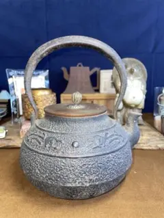 南部鉄器　鉄瓶 たぬき 鋳鉄製 煎茶道具 南部鉄器 鉄瓶 たぬき 鋳鉄製 煎茶道具 - メルカリ