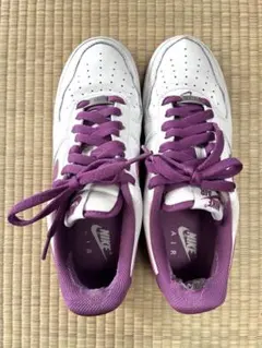NIKE AIR FORCE 1 ホワイト パープル 26.０