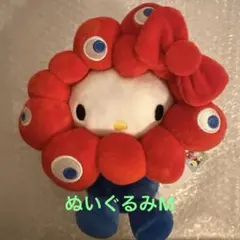 新品　大阪関西万博限定　サンリオ　ミャクミャク　ぬいぐるみ　M ハローキティ